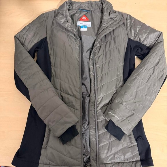 Columbia Omni-Heat Gray & Black Puffer Jacket - Picture 6 of 8